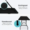 LifeGoods 180x70 cm Inklapbare tafel - Black