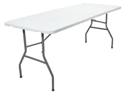 LifeGoods 180x70 cm Inklapbare tafel - White