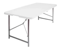 LifeGoods 180x75 cm Inklapbare tafel - Black