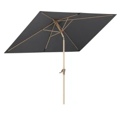 LifeGoods 268 x 178 cm parasol - Houtlook