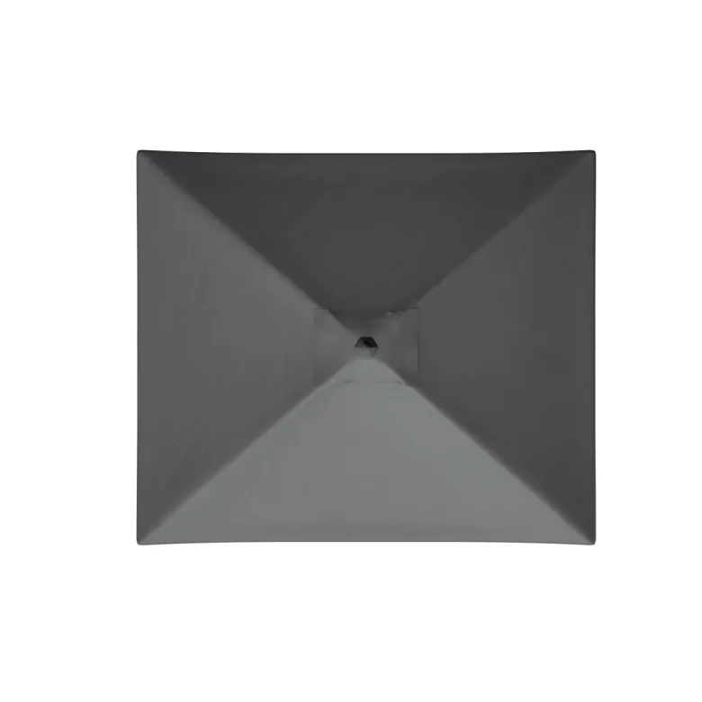 LifeGoods 200 x 125 cm parasol met hoes - Dark Grey