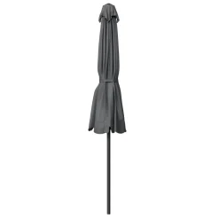 LifeGoods 200 x 125 cm parasol met hoes - Dark Grey