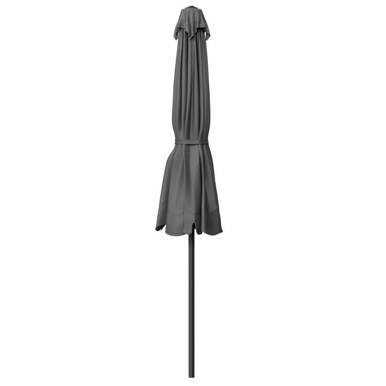 LifeGoods 200 x 125 cm parasol met hoes - Dark Grey