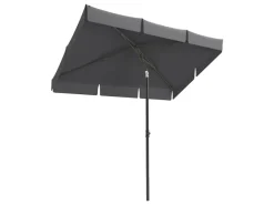 LifeGoods 200 x 125 cm parasol met hoes - Dark Grey