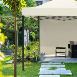 LifeGoods 3 x 3 meter partytent met zijwanden - Beige