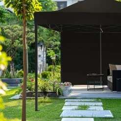 LifeGoods 3 x 3 meter partytent met zijwanden - Anthracite