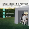 LifeGoods 3 x 6 meter partytent met zijwanden- Dark Grey