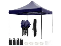 LifeGoods 3x3 m partytent - Dark Blue