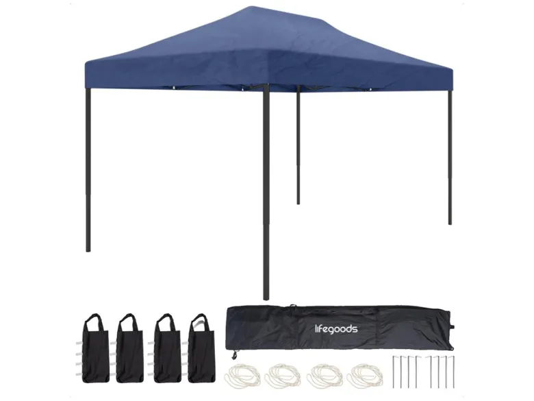 LifeGoods 3x4.5 m partytent - Dark Blue