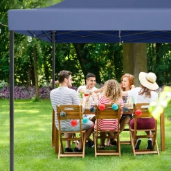 LifeGoods 3x4.5 m partytent - Dark Blue
