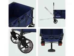 LifeGoods XXL bolderkar - Blue