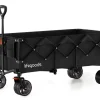 LifeGoods XXL 300L bolderkar - Black