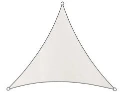 Livn Como driehoek polyester 5 meter schaduwdoek - White