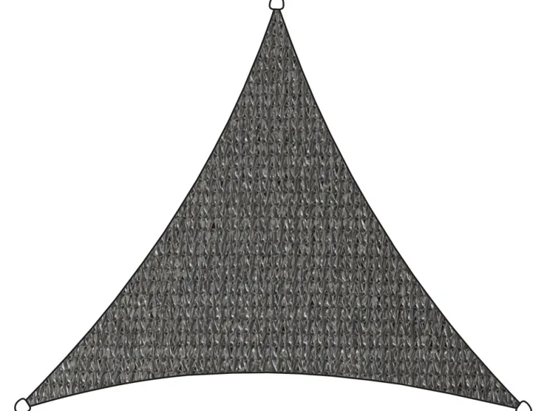 Livn Iseo driehoek HDPE 5 meter schaduwdoek - Grey