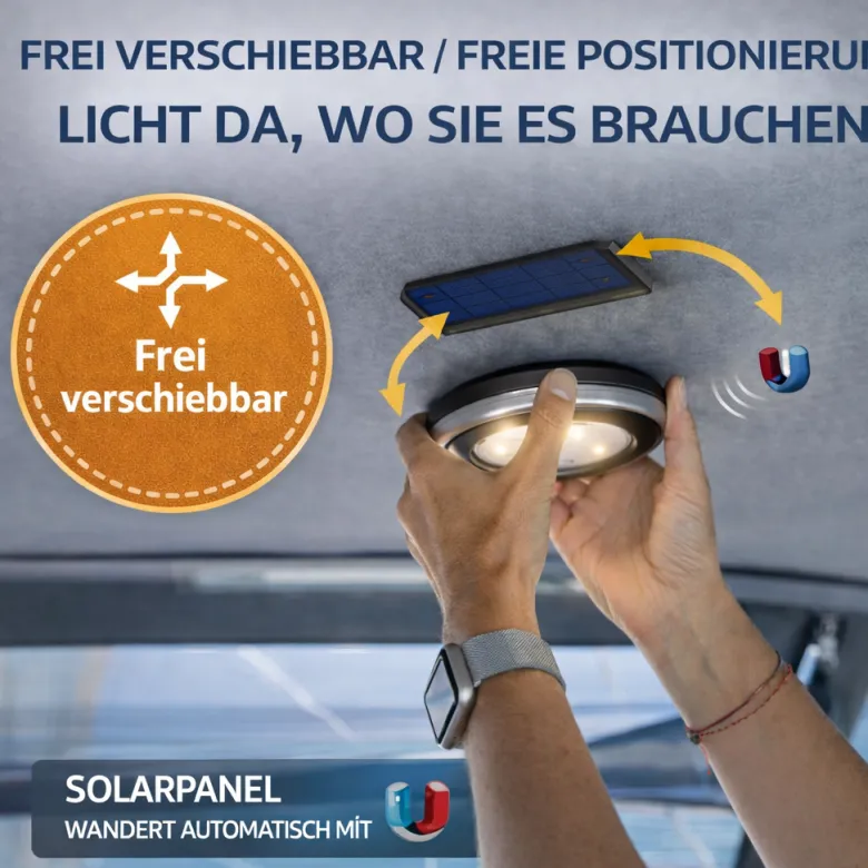 LumagSolar magnetische LED solarlamp