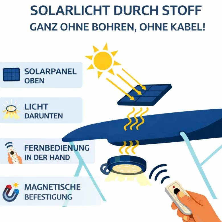 LumagSolar magnetische LED solarlamp