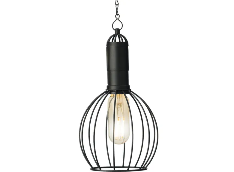 Lumineo solar ronde kooi hanglamp