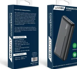 Luvego 20.000 mAh powerbank