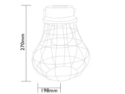 Luxform Manchester solar hanglamp