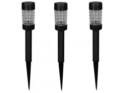 Luxform Rennes set van 3 solar tuinlampen