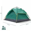 Lyve Pop-Up XL 2-persoons tent - Green
