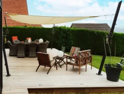 Maanta Ulisse 75° basisplaat schaduwdoek paal