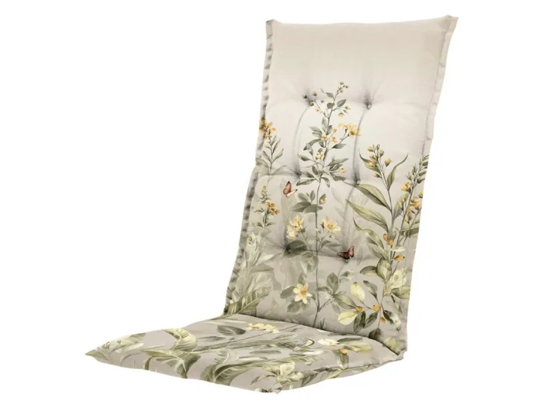 Madison Amelie natural hoge rug tuinkussen