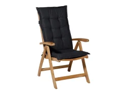 Madison Basic black hoge rug tuinkussen