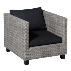 Madison Basic black Rugkussen - Set van 2