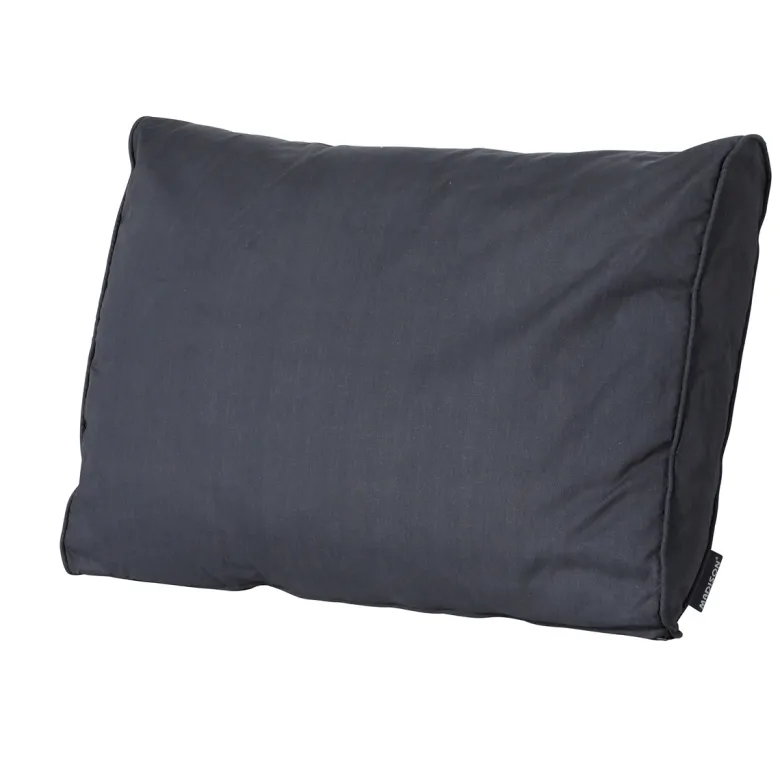 Madison Basic black Rugkussen - Set van 2