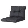 Madison Basic black Rugkussen - Set van 2