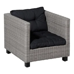 Madison Basic black Rugkussen - Set van 2