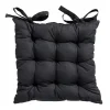 Madison Basic black Zitkussen - Set van 4