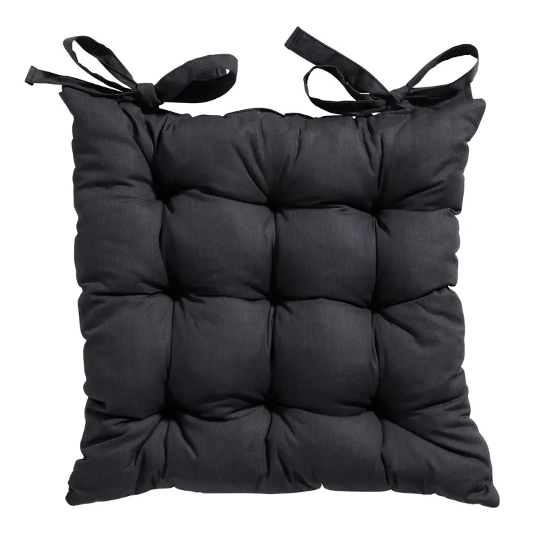 Madison Basic black Zitkussen - Set van 4