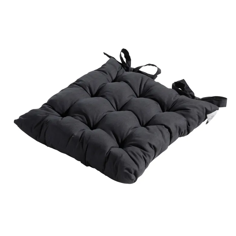 Madison Basic black Zitkussen - Set van 4