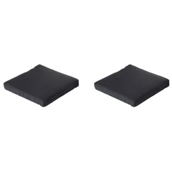 Madison Basic black Zitkussen - Set van 2