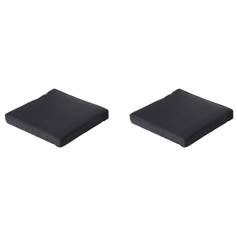 Madison Basic black Zitkussen - Set van 2