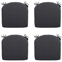 Madison Basic black Zitkussen - Set van 4