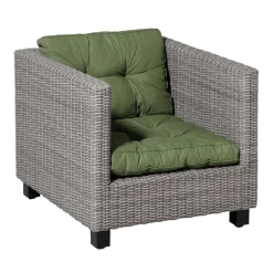 Madison Basic green Rugkussen - Set van 2