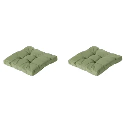 Madison Basic green Zitkussen - Set van 2