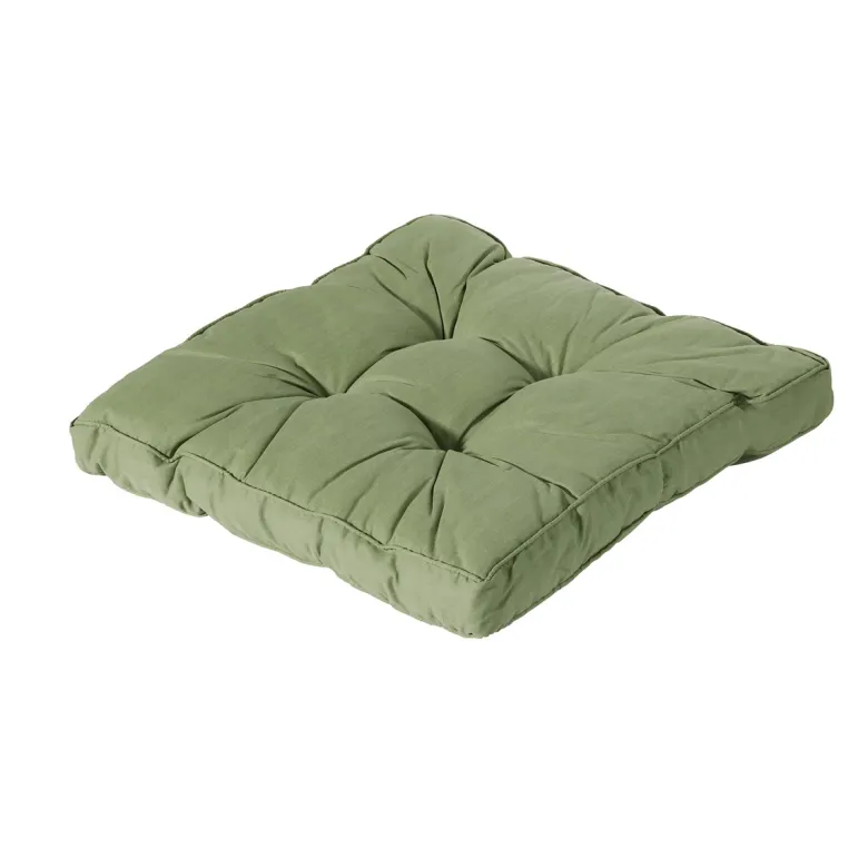 Madison Basic green Zitkussen - Set van 2
