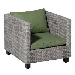 Madison Basic green Zitkussen - Set van 2