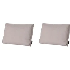 Madison Basic taupe Rugkussen - Set van 2