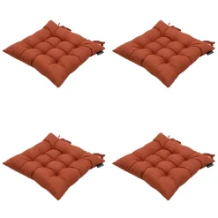 Madison Basic terra Zitkussen - Set van 4
