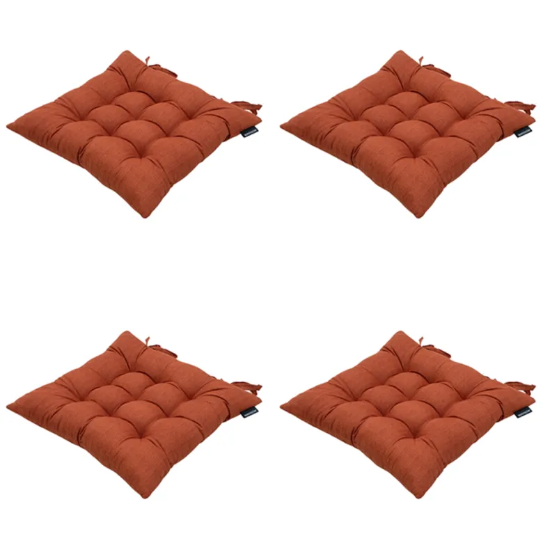 Madison Basic terra Zitkussen - Set van 4