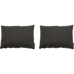 Madison Dark canvas eco+ Rugkussen - Set van 2