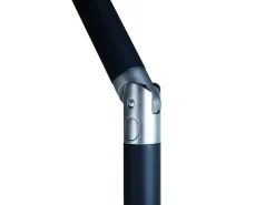Madison Flores 300 cm parasol - Light grey