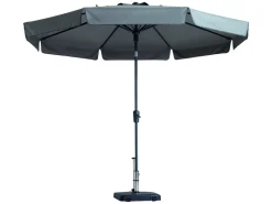 Madison Flores 300 cm parasol - Light grey