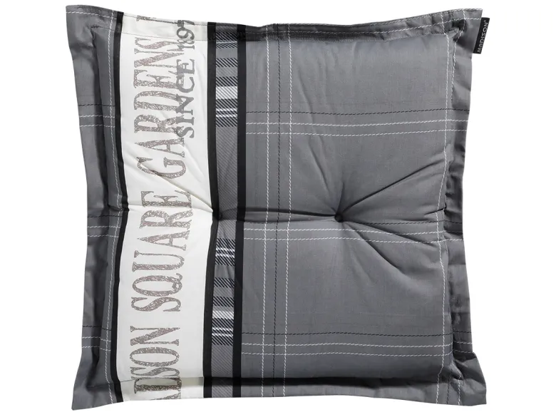 Madison Garden grey hocker kussen