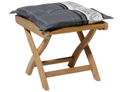 Madison Garden grey hocker kussen